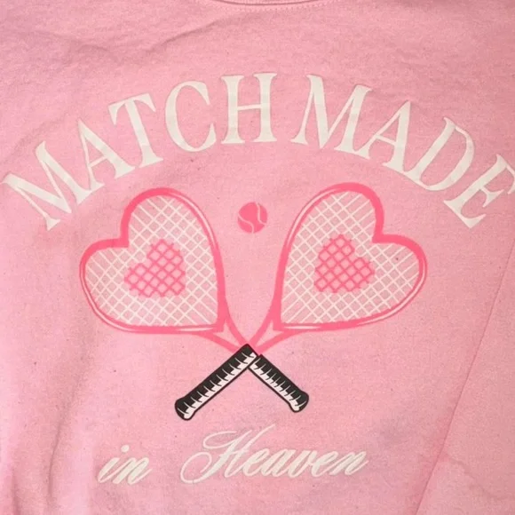 Wound Up Pink Crewneck - “Matchmade in Heaven” - XXL - Picture 2 of 4
